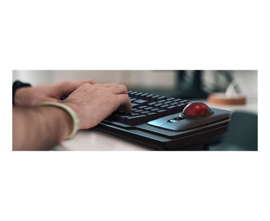 Keysonic KSK-8202ELU-T (black, DE layout) Klaviatūras