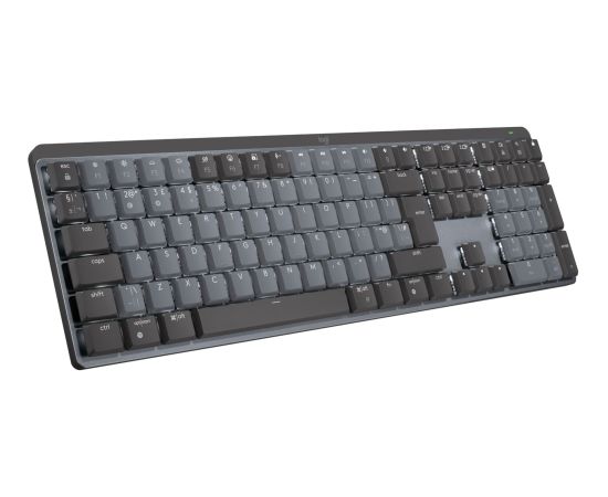 Logitech MX Mechanical (light gray/dark gray, DE layout, tactile switches, Logi Bolt, Bluetooth) Klaviatūras