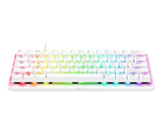 Huntsman V3 Pro Mini (white, DE layout, Razer Analog Optical Gen 2) Klaviatūras