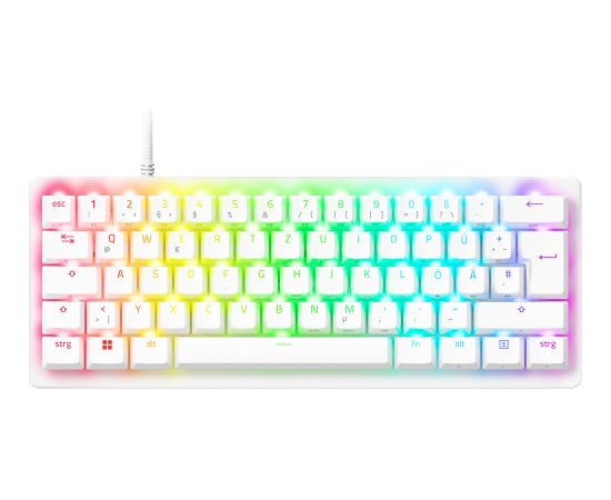 Huntsman V3 Pro Mini (white, DE layout, Razer Analog Optical Gen 2) Klaviatūras