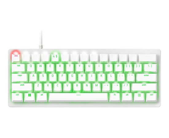Huntsman V3 Pro Mini (white, DE layout, Razer Analog Optical Gen 2) Klaviatūras