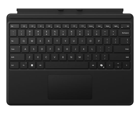 Microsoft Surface Pro Keyboard (black, DE layout, for Surface Pro (11th Edition)/10 for Business/9/8) Klaviatūras