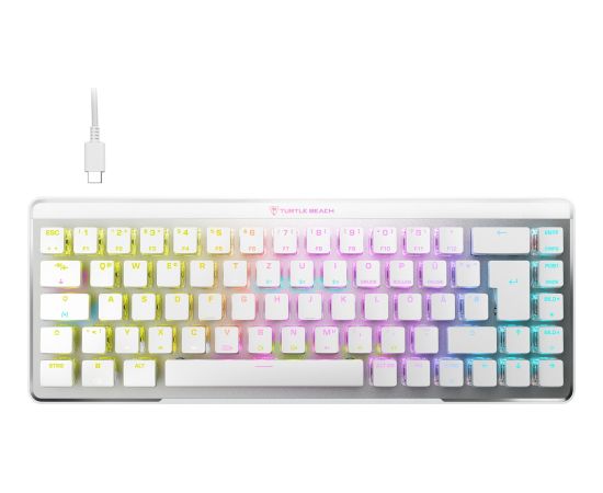 Turtle Beach Vulcan II Mini Air (white/aluminum, DE layout, TITAN II Optical Red) Klaviatūras