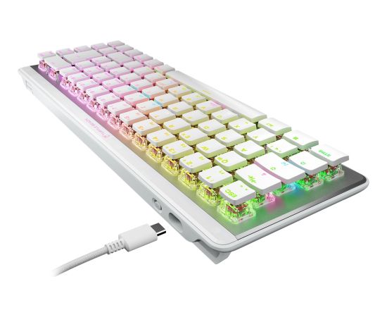 Turtle Beach Vulcan II Mini Air (white/aluminum, DE layout, TITAN II Optical Red) Klaviatūras