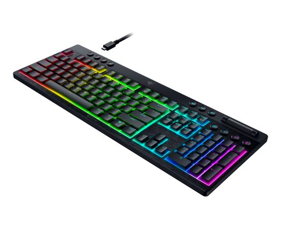 BlackWidow V4 Low-Profile Hyperspeed (black, DE layout, Razer Low-Profile Orange) Клавиатуры