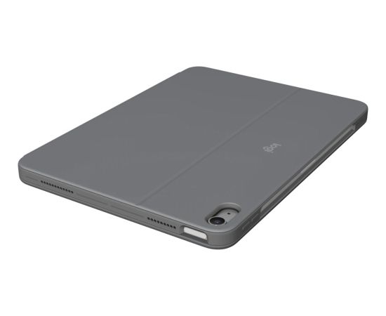 Logitech Combo Touch (gray, DE layout, scissor mechanism, for iPad Air 11" (M2) and iPad Air (5th generation)) Klaviatūras