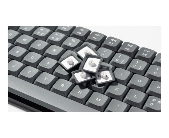 Keychron K3 Max (gray/orange, DE layout, Gateron Low Profile 2.0 Mechanical Red, hot-swap, aluminum frame, RGB) Klaviatūras