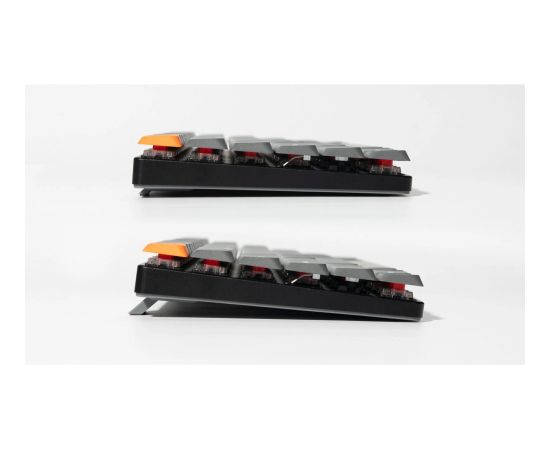 Keychron K3 Max (gray/orange, DE layout, Gateron Low Profile 2.0 Mechanical Red, hot-swap, aluminum frame, RGB) Klaviatūras