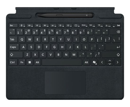 Microsoft Surface Pro Keyboard with Slim Pen (black, DE layout, for Surface Pro (11th Edition)/10 for Business/9/8) Клавиатуры