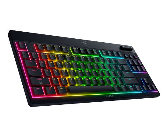 BlackWidow V4 Low-Profile TKL HyperSpeed ??(black, DE layout, Razer Low-Profile Orange) Klaviatūras