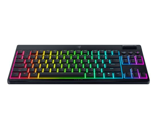 BlackWidow V4 Low-Profile TKL HyperSpeed ??(black, DE layout, Razer Low-Profile Orange) Klaviatūras