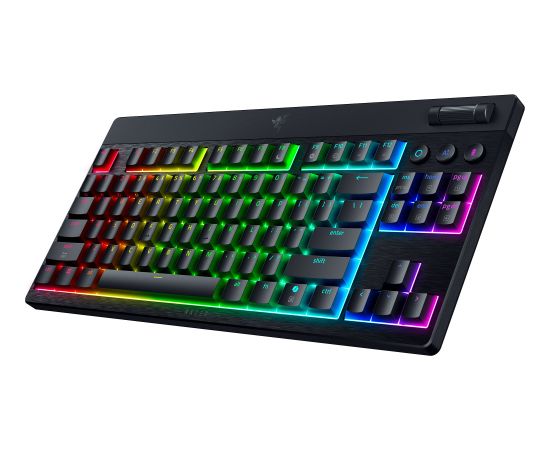 BlackWidow V4 Low-Profile TKL HyperSpeed ??(black, DE layout, Razer Low-Profile Orange) Klaviatūras