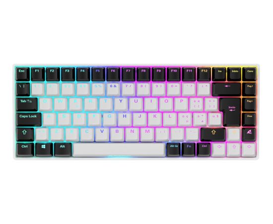 Sharkoon SKILLER SGK50 S3 (white, IT layout, Gateron Yellow) Klaviatūras