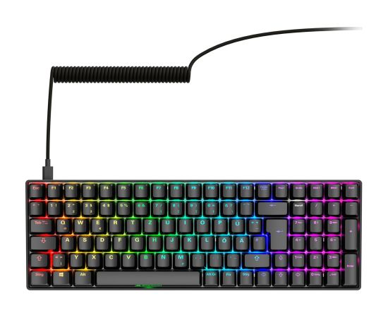 Sharkoon SKILLER SGK50 S2 (black, DE layout, Gateron Brown) Klaviatūras