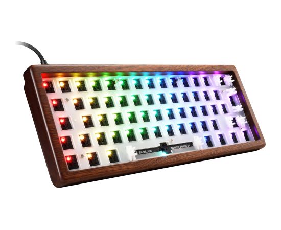 Sharkoon SKILLER SGK50 S4 Gen2 Wood Barebone (wood) Klaviatūras