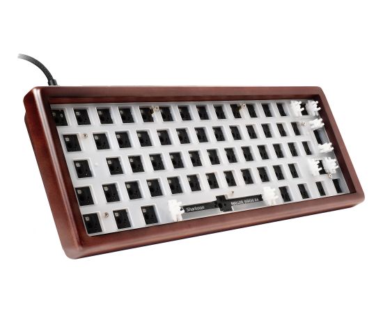 Sharkoon SKILLER SGK50 S4 Gen2 Wood Barebone (wood) Klaviatūras