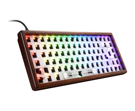 Sharkoon SKILLER SGK50 S3 Wood Barebone (wood) Klaviatūras