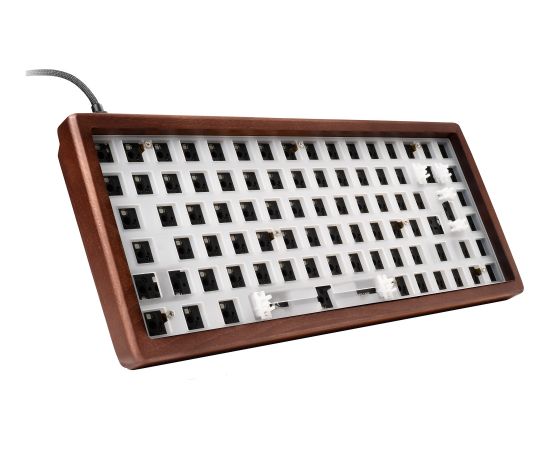 Sharkoon SKILLER SGK50 S3 Wood Barebone (wood) Klaviatūras