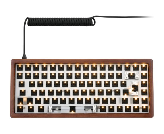 Sharkoon SKILLER SGK50 S3 Wood Barebone (wood) Klaviatūras