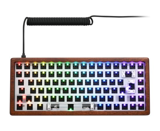 Sharkoon SKILLER SGK50 S3 Wood Barebone (wood) Klaviatūras