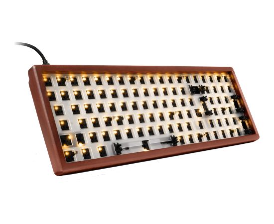 Sharkoon SKILLER SGK50 S2 Wood Barebone (wood) Клавиатуры