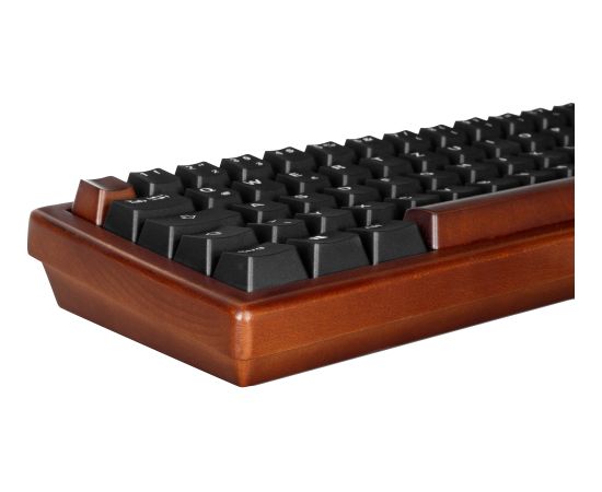 Sharkoon SKILLER SGK50 S4 Gen2 Wood PBT (wood/black, DE layout, Gateron G Pro 3.0 Yellow) Klaviatūras
