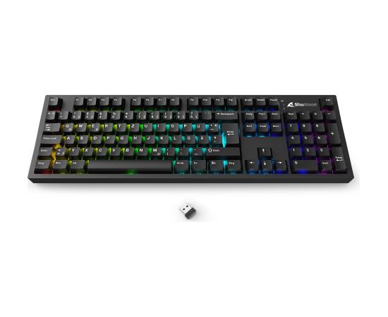 Sharkoon OfficePal KB70W Silent (black, DE layout) Klaviatūras