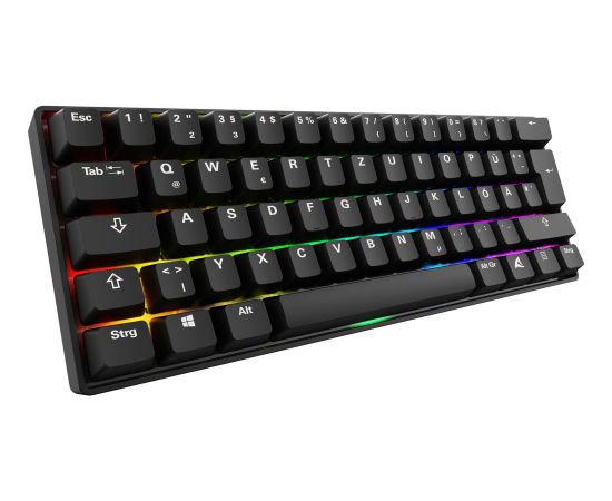 Sharkoon SKILLER SGK50 S4 Gen2 PBT (black, DE layout, Gateron G Pro 3.0 Yellow) Клавиатуры