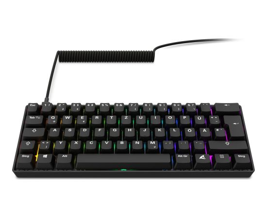 Sharkoon SKILLER SGK50 S4 Gen2 PBT (black, DE layout, Gateron G Pro 3.0 Yellow) Клавиатуры
