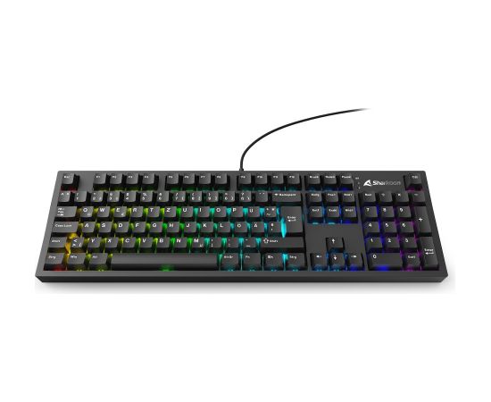 OfficePal KB70W (black, DE layout, Sharkoon Linear) Клавиатуры