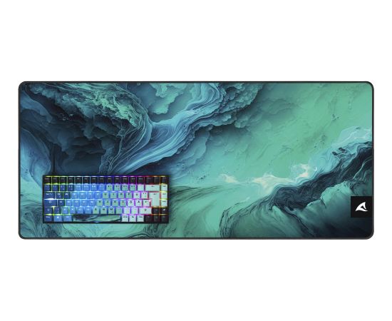 SKILLER SGK50 S3 Ultimate Rev2 (turquoise/blue, DE layout, Sharkoon Linear) Klaviatūras