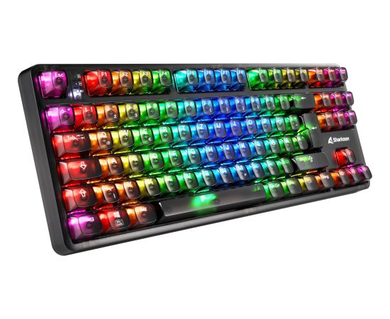 Sharkoon Crystal Shark (black, DE layout, KTT) Клавиатуры