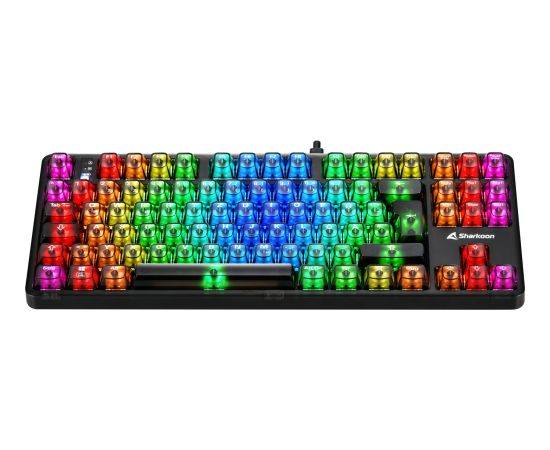 Sharkoon Crystal Shark (black, DE layout, KTT) Клавиатуры