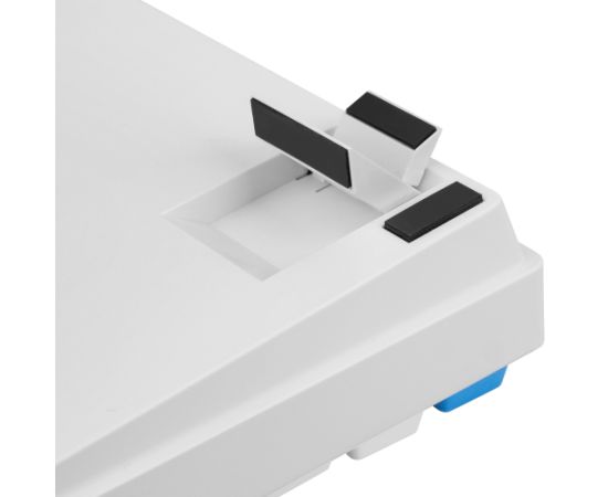 Sharkoon SKILLER SGK50 S3 PBT (white/light blue, DE layout, Gateron G Pro 3.0 Yellow) Klaviatūras