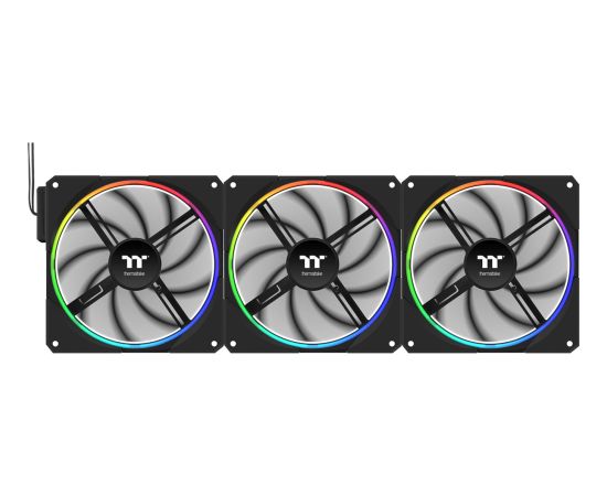 Thermaltake TS 140 EX RGB (black, pack of 3, 140 mm) Korpusu dzesēšana