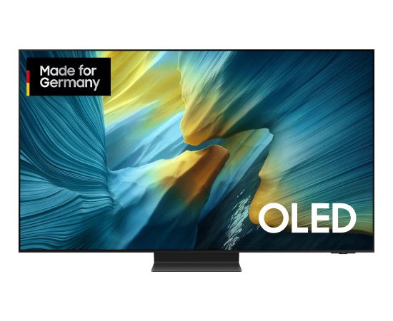 Samsung GQ77S95FATXZG (195 cm (77 inches), black/silver, UltraHD/4K, Vision AI, PVR, twin tuner, One Connect Box, 100Hz panel) Телевизоры