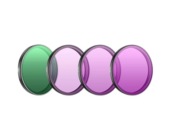 Sunnylife Filter set for DJI Action 6 (CPL/ND8/16/32) Sporta kameru aksesuāri