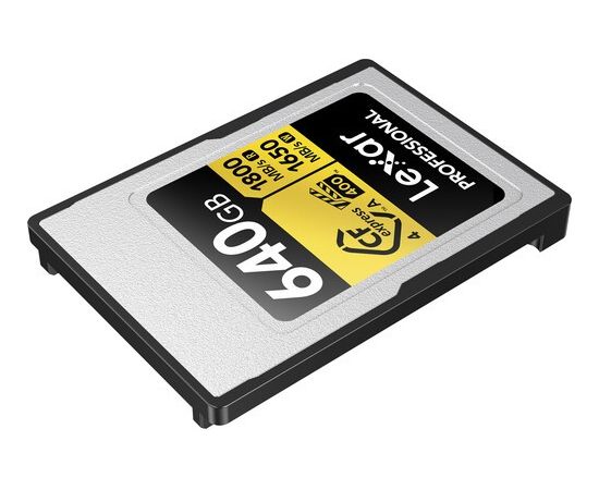 Lexar Atmiņas karte 640GB Professional GOLD CFexpress 4.0 Type A Atmiņas kartes micro SD SDHC