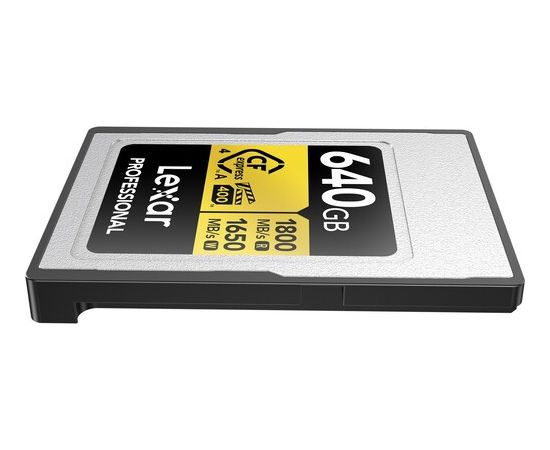 Lexar Atmiņas karte 640GB Professional GOLD CFexpress 4.0 Type A Atmiņas kartes micro SD SDHC