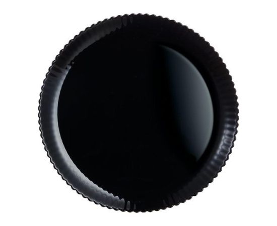 BLOOM BLACK PUSDIENU ŠĶĪVIS 25CM, MELNS, STIKLS, Luminarc Šķīvji