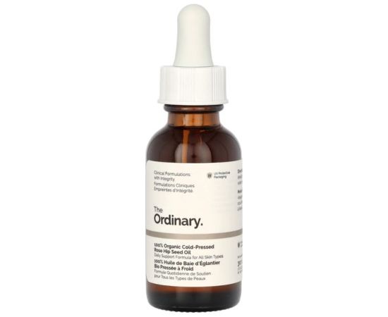The Ordinary 100% Organic Rose Hip Seed Oil 30 ml Ķermeņa kosmētika