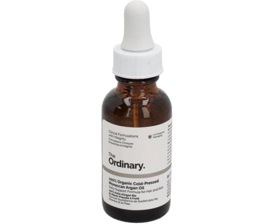 The Ordinary 100% Organic Moroccan Argan Oil 30 ml Ķermeņa kosmētika