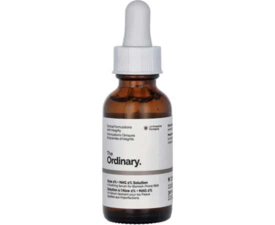 The Ordinary Aloe 2% + NAG 2% Solution 30 ml Ķermeņa kosmētika