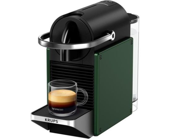 Krups Nespresso Pixie Redesign, dark green - Capsule coffee machine Кофеварки