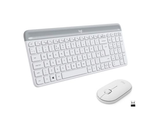 Logitech Slim Combo MK470, SWE, white - Wireless Desktop Клавиатуры
