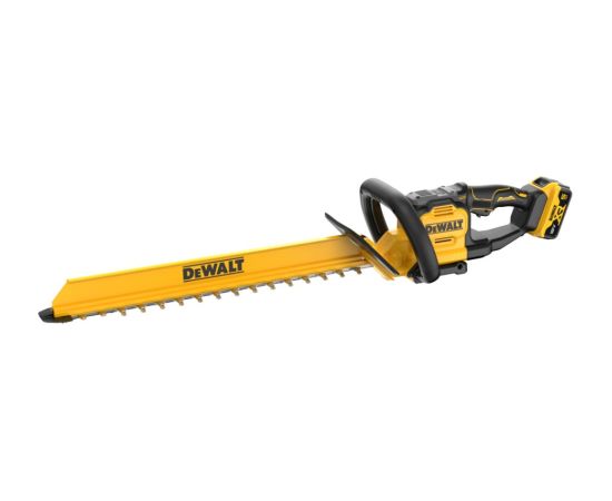 Dzīvžoga šķēres DeWalt DCMHT567P1; 60 cm; 18 V; 1x5,0 Ah akum. Dzīvžogu šķēres