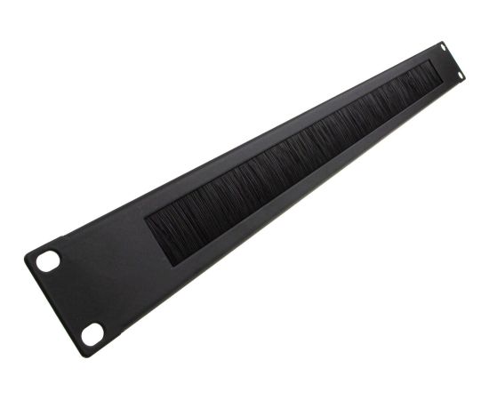 Rack brush panel 19'', 1U, black Серверы и компоненты серверов