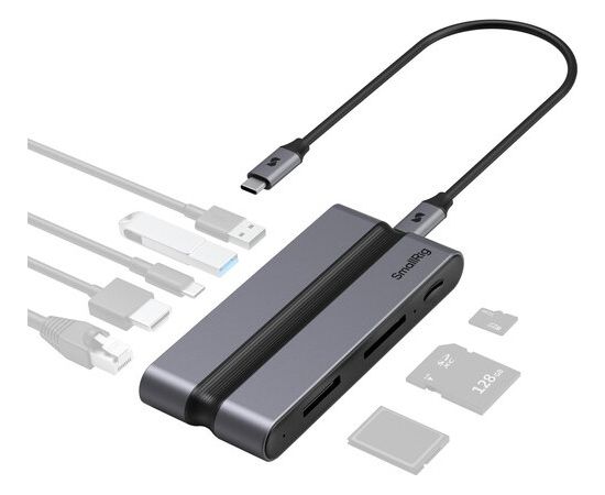 Smallrig 4663 9-в-1 док-станция (CFexpress Type A) Datoru dokstacijas