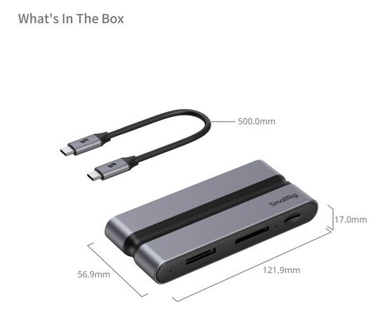 Smallrig 4663 9-в-1 док-станция (CFexpress Type A) Datoru dokstacijas