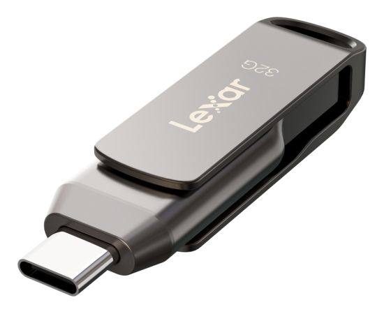 LEXAR 32GB zibatmiņa JumpDrive Dual Drive D400 Type-C un Type-A Jaunumi - Audio-Video